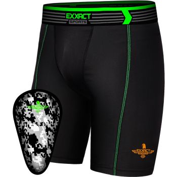 Youth Compression Shorts for Baseball/Football with Soft Cup - Youth