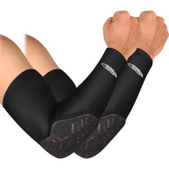 Elbow Pad Arm Compression Sleeve - Football Youth & Adult (1 Pair)